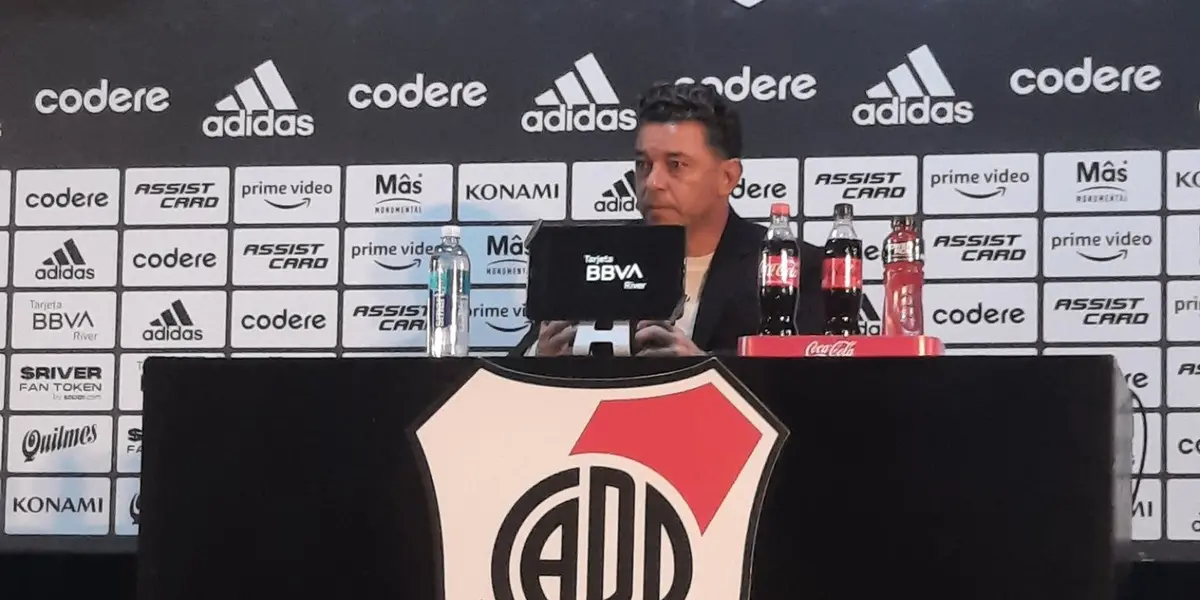 El entrenador de River criticó el nivel del arbitraje argentino