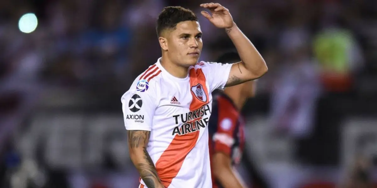 El representante del colombiano puso en duda la continuidad del jugador en River
