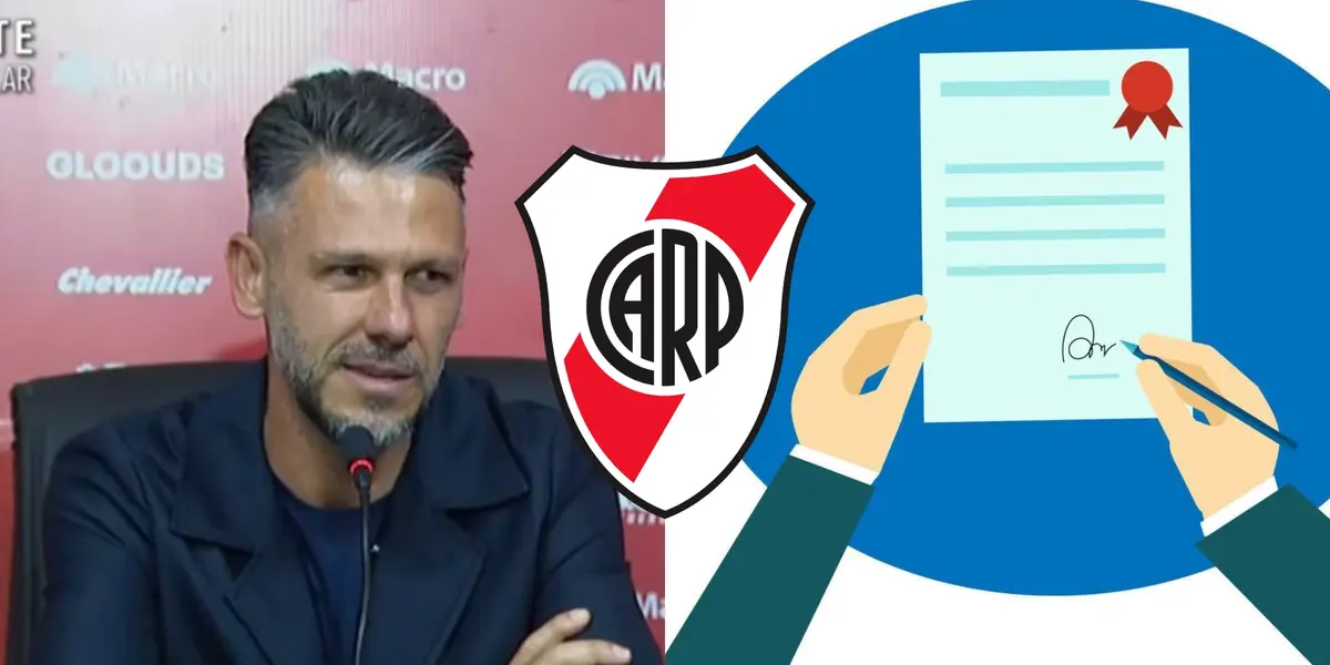 Martín Demichelis y contrato firmado
