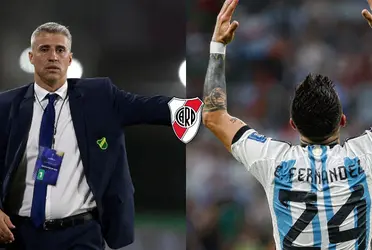 El entrenador argentino opinó sobre el presente del mediocampista