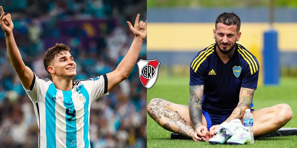 El futbolista de Boca Juniors subió una historia en la que ex el River hace parte