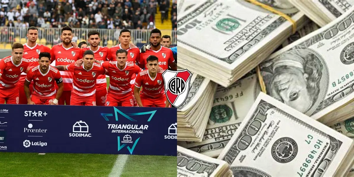 El jugador del Millonario que es mirado de reojo desde el viejo continente