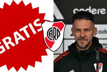 El jugador que se va libre de River