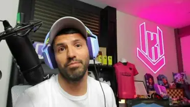 El Kun Agüero en su streaming