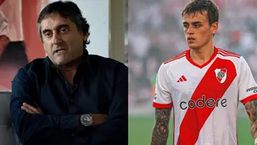 El mánager de River habló del mediocampista y esto dijo.