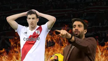 El mediocampista de River Plate fue el apuntado por su bajo rendimiento.