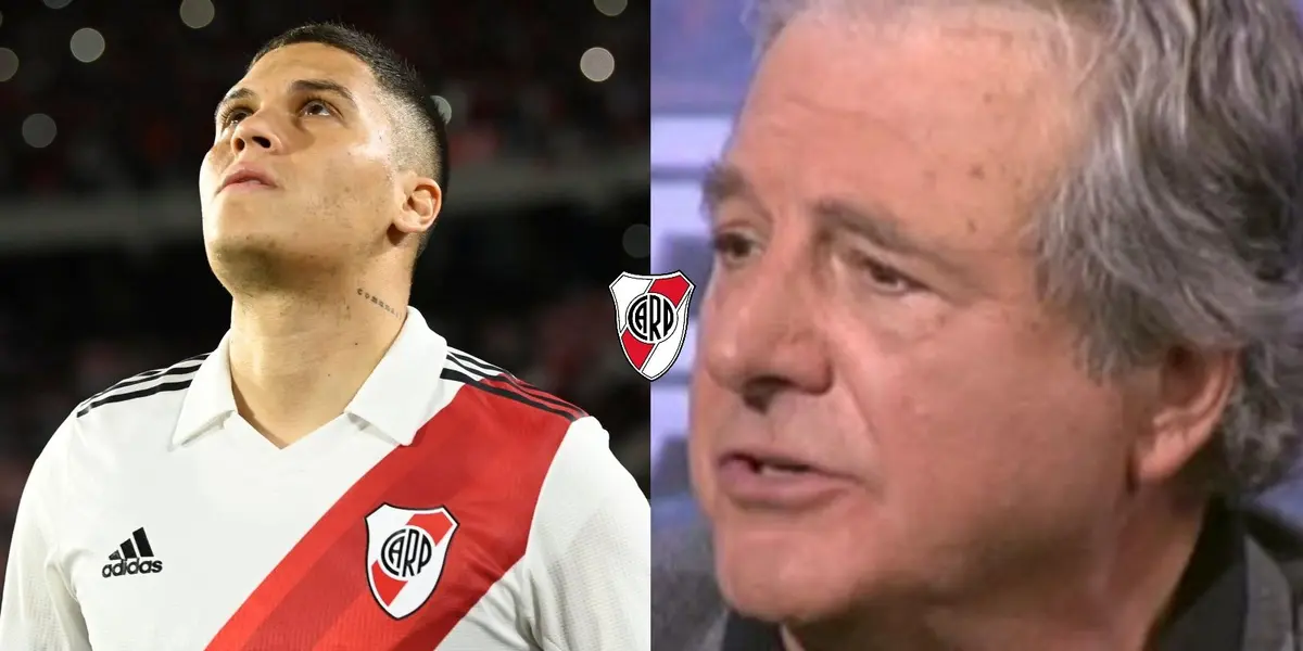 El periodista argentino apuntó contra el futbolista de River Plate