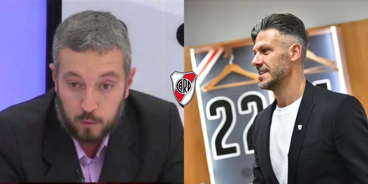 El periodista bostero se la agarró con el entrenador del Millonario