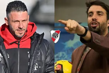 El periodista dejó en claro que es hincha de Boca y apuntó contra el próximo entrenador de River