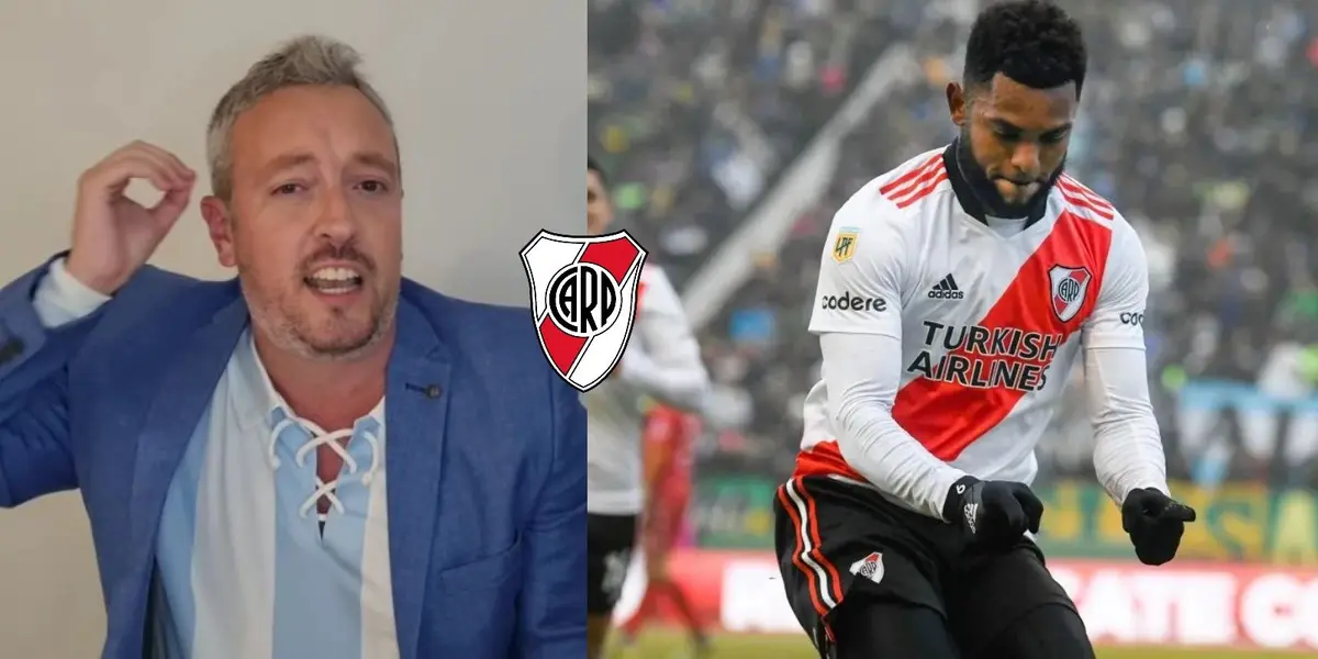 El periodista sigue criticando a todo River en redes sociales