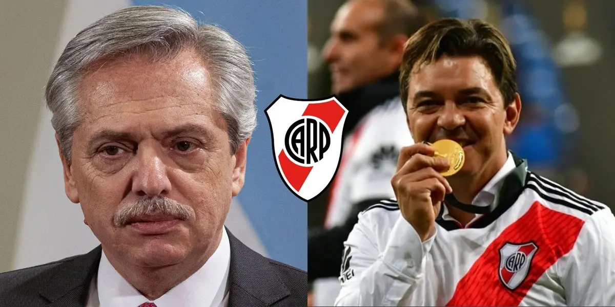 El Presidente de la Nación llenó de elogios al ex River Plate