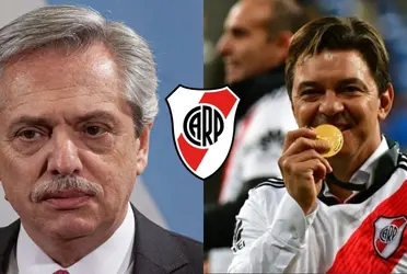 El Presidente de la Nación llenó de elogios al ex River Plate