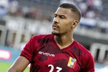 El venezolano participó en la derrota ante Colombia por Eliminatorias.