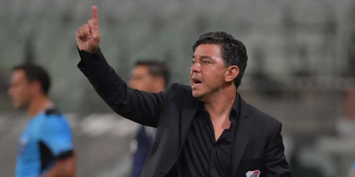 Esequiel Barco es una de las opciones que maneja Gallardo para incluir en el equipo titular 