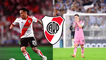 Esequiel Barco, River. Lionel Messi sufriendo en Inter Miami