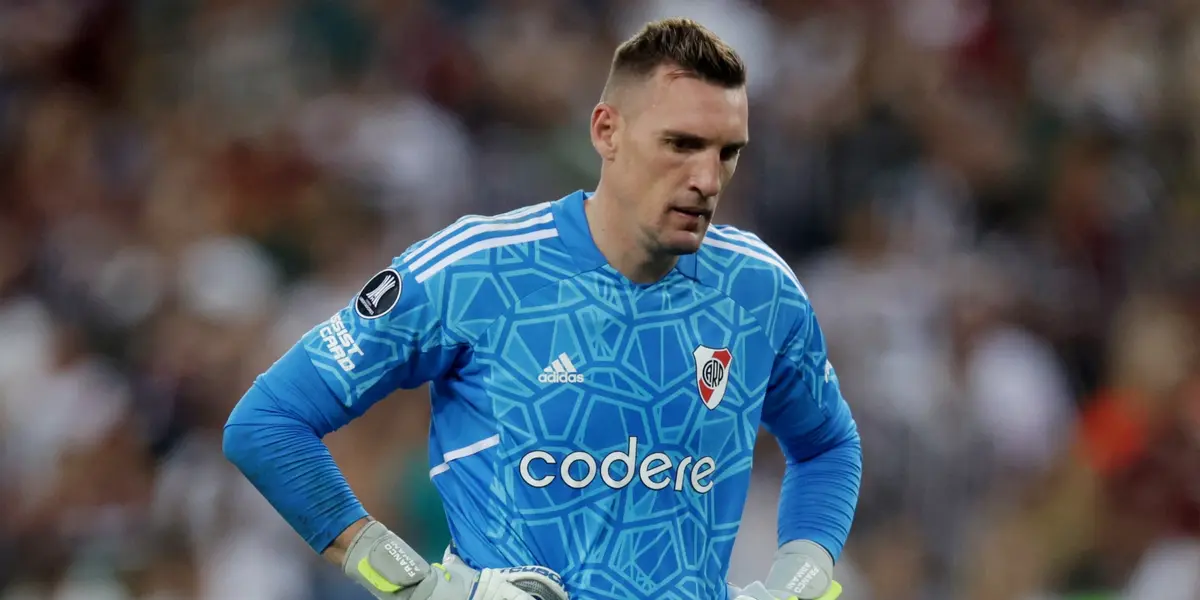 Triste noticia Franco Armani no seguir a en River Plate y mir