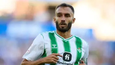 Germán Pezzella con la camiseta del Betis.