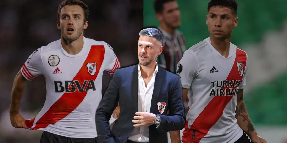 Germán Pezzella y Gonzalo Montiel, ex River que sonaron para volver al equipo de Martín Demichelis.