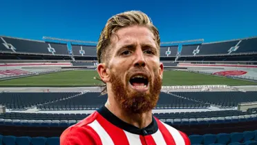 Iker Muniain y Monumental de fondo