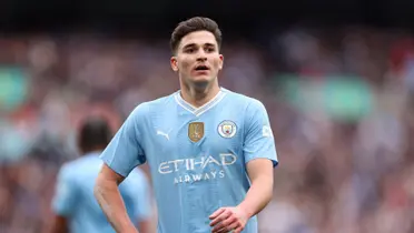 Julián Álvarez en Manchester City