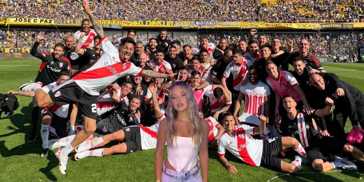 La ex participante de Gran Hermano coquetea con un jugador de River