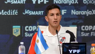 Nacho Fernández en conferencia de prensa previo al Superclásico