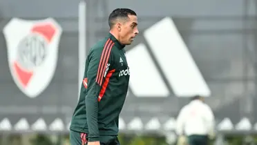 Ramiro Funes Mori entrenando en River