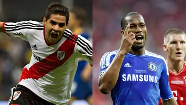 Villalva y Drogba